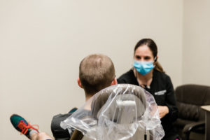 RDH talking to patient